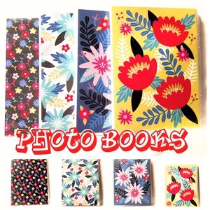 Floral Pattern Photo Books Set of 4